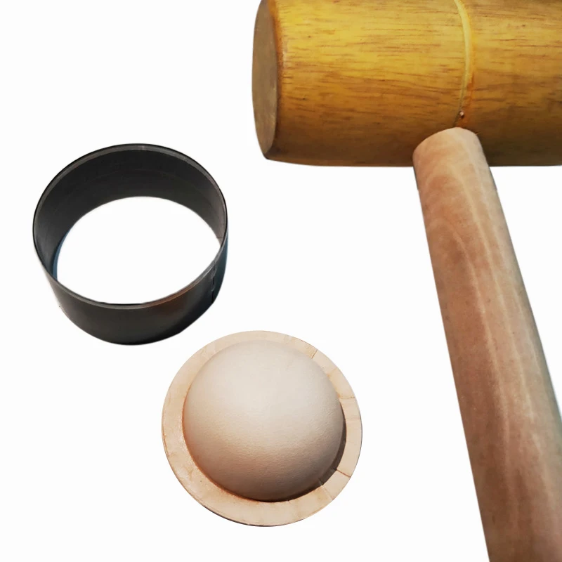5pcs/Set Bell Cutting Molds Round Leather DIY Punching 20/25/30/35/40mm