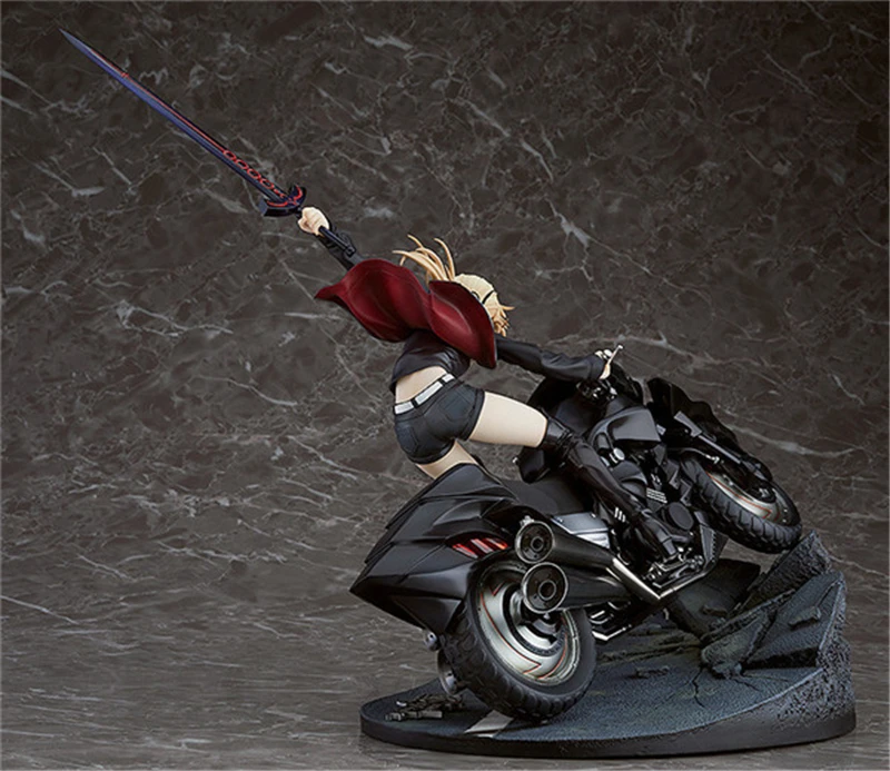 Аниме Fate Grand Order фигурка Altria Pendragon с мотоциклом 1/8 Масштаб Окрашенные ПВХ Фигурки Модель игрушки кукла подарок