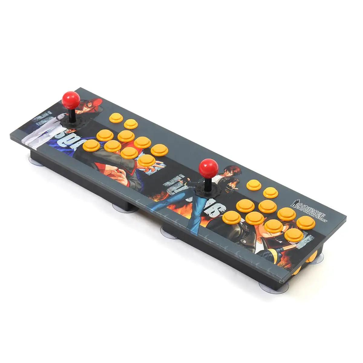 Double Arcade Stick Video Game Joystick 8 Button Controller Console PC USB 2 Player Video Game Machine Game Playing Accessories