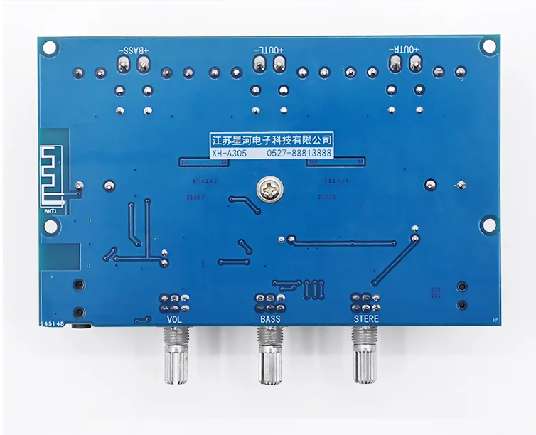 XH-A305 Bluetooth 5,0 стерео цифровой усилитель мощности плата TPA3116D2 50Wx2+ 100 Вт 2,1 канальный аудио Бас Сабвуфер AUX AMP модуль