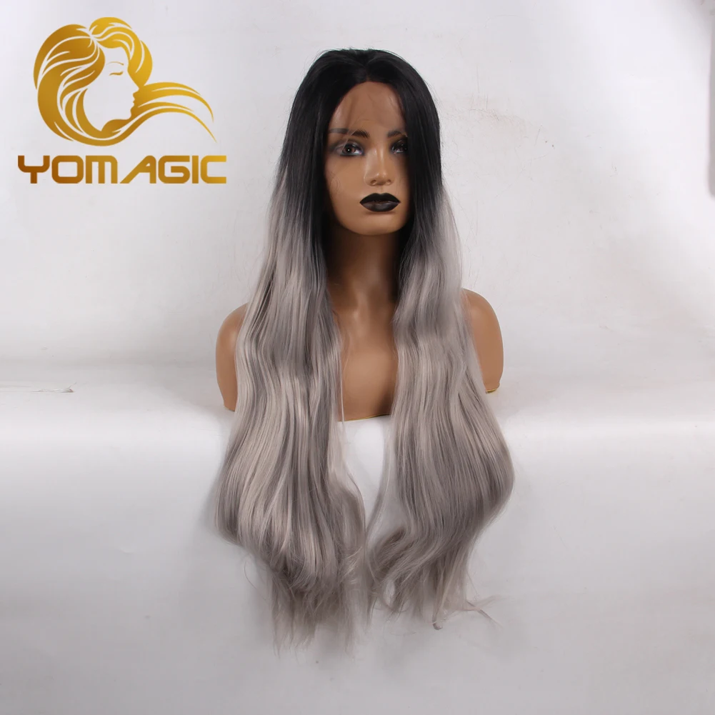 yomagic-ombre-gray-synthetic-hair-lace-front-wigs-for-women-natural-hairline-glueless-lace-wigs-1b-gray