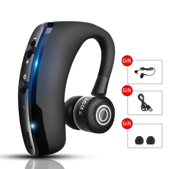 

New V9 Bluetooth Earphones Noise Control Business Wireless Headphones Handsfree with Mic Headphone for Driver Sport Headset