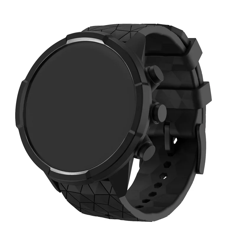 Резиновый ремешок подходит для Suunto Spartan Sport Wrist HR/Suunto 9 Spartan/Suunto 9 titanium 24 мм Smart Quick release watch band