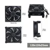 Gdstime-ventilador de enrutador USB 5V, Enfriador de 80mm, 92mm, 120mm, 140mm, bricolaje, con tornillos, red protectora, ventilador silencioso de escritorio ► Foto 2/6