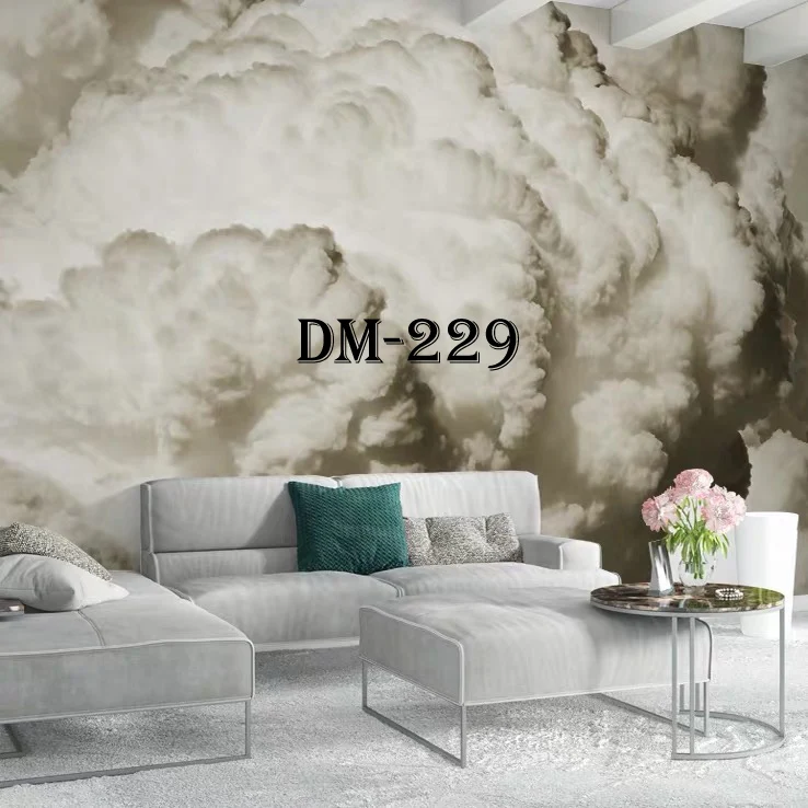 DM-229 Розовое небо облако 3d мультфильм потолочные обои фрески для девочек комната Детский сад Детская Декор стены 3d дочка настенная бумага - Цвет: DM-229