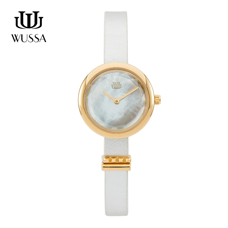 Новые Женские Простые водонепроницаемые часы WUSSA - Цвет: QO-VIV-05WA