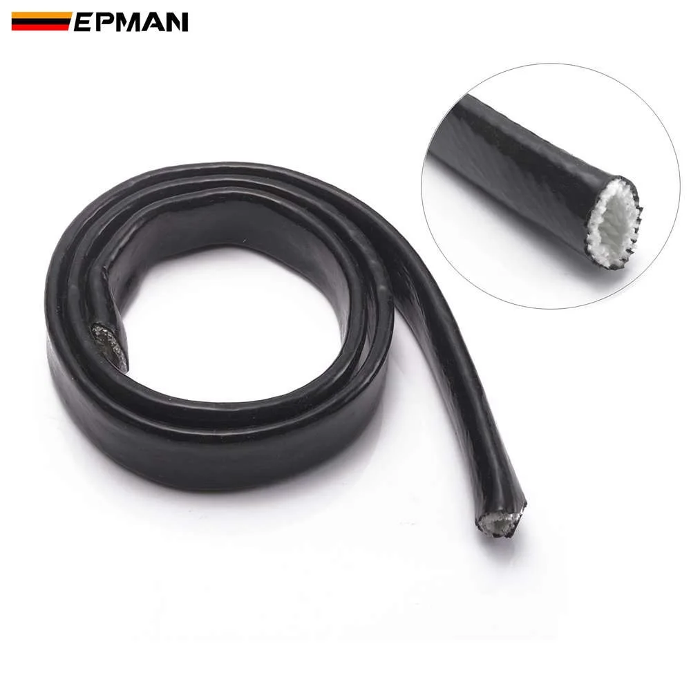 3//8/" 10MM FIRE SLEEVING RED SILICONE BRAIDED FIBERGLASS INNER CORE HOSE 1 METER