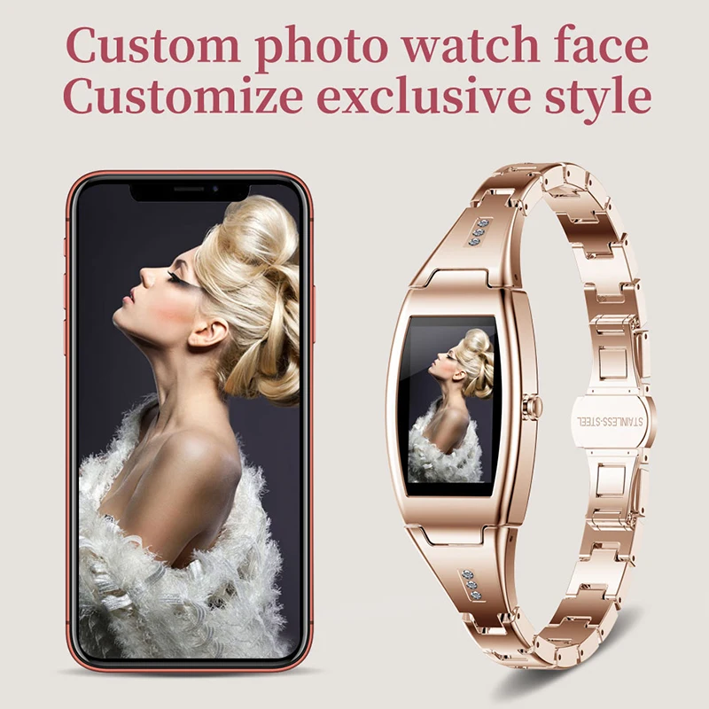 1.14 Inch Full Touch Screen Woman Smartwatch with Women's Menstrual Cycle Reminder Real Blood Oxygen long standby Smart Watch 3