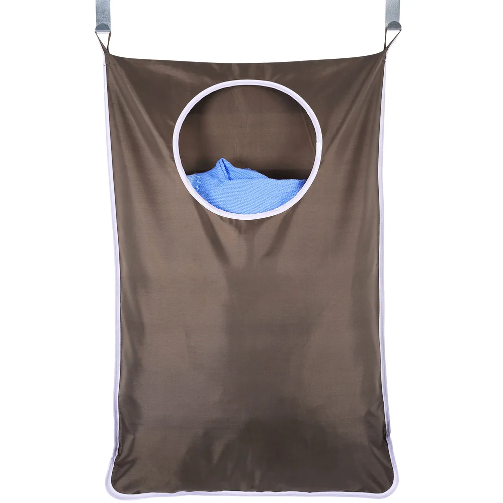 Dirty Clothes Storage with Hook Housekeeping Saving Space Cleaning Cloth Recycle Bag Durable 5 Color Large Capacity Household
