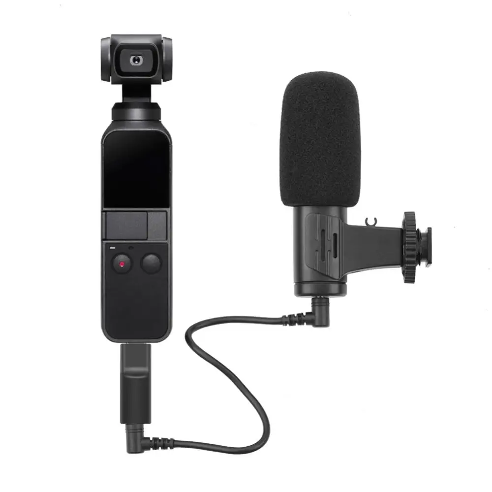 3,5 мм аудио адаптер для DJI Osmo Карманный поддерживает внешний 3,5 мм микрофон для более высокого качества записи Расширения Аксессуары