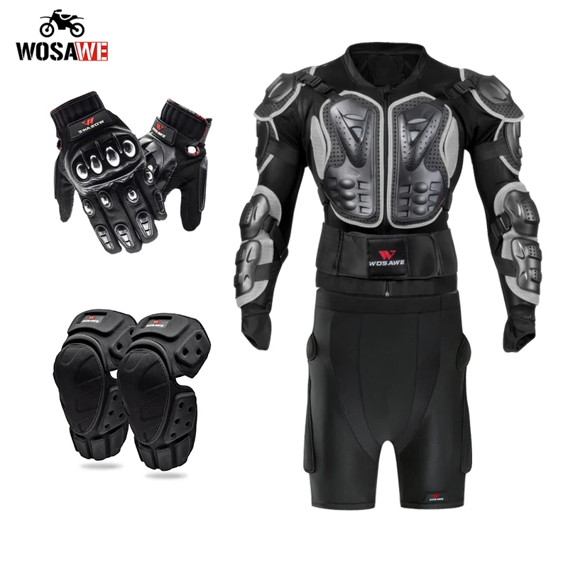 WOSAWE внедорожная мотоциклетная Броня из сплава нержавеющей стали защитное