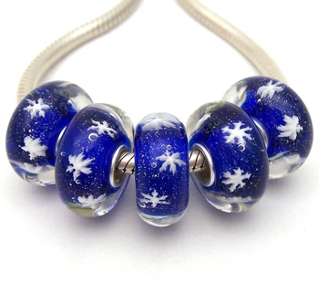 

JGWGT 1312 5X 100% Authenticity S925 Sterling Silver Beads Murano Glass beads Fit European Charms Bracelet diy jewelry Lampwork