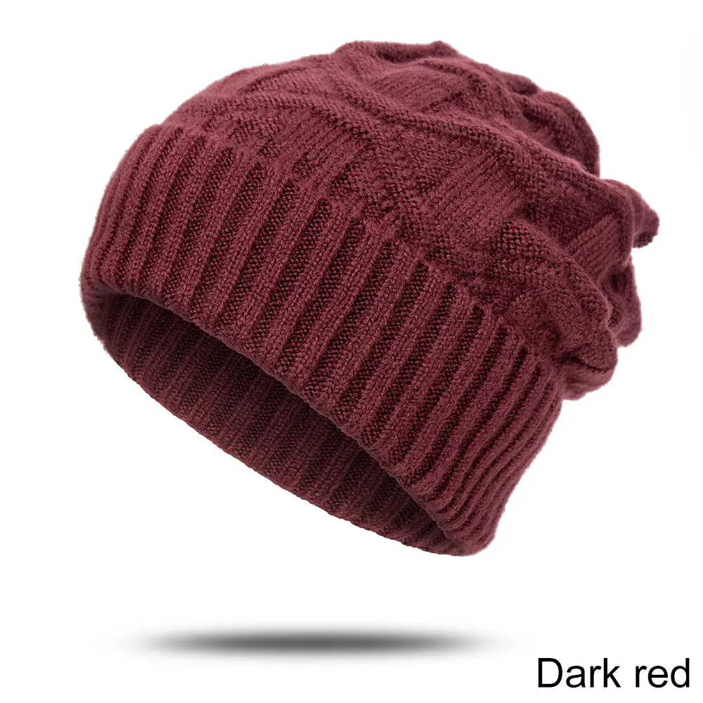 Evrfelan Beanie зимняя женская шапка, вязаная теплая шапка Skullies, женская шапка Skullies Beanies, однотонная шапочка, мягкая удобная - Цвет: G