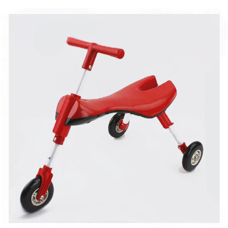 Портативный складной детский ходунки баланс велосипед езда на машине трехколесный велосипед дети скутер игрушечные велосипеды малыш 1-3 года - Цвет: BH 5514 MN