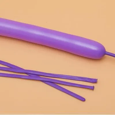 purple 100pcs 200 шт-100 шт смешанные цвета волшебное длинное животное завязывание изготовление воздушных шаров твист латексный шар Вечеринка День рождения Свадьба украшения - Цвет: purple 100pcs