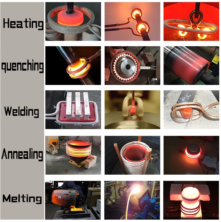 20KW induction heating machine for welding and quenching Ultrahigh frequency induction heater machine