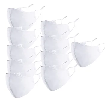 

1/3/5/10pcs Washable White Face Cover Pm2.5 Anti-dust Reusable Adjustable Mouth Face Covers Sunscreen Mouth-cover Dropshipping