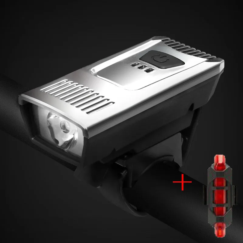 MTB Bicycle Headlight USB Rechargeable LED Waterproof Super Bright Zoom Headlight MTB Bike Led Light