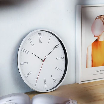 

European Fashion Mute Creative Personality Living Room Study Bedroom Home Clock Wall Clock 12.5 Inch ,Wall Clock Quartz Clock