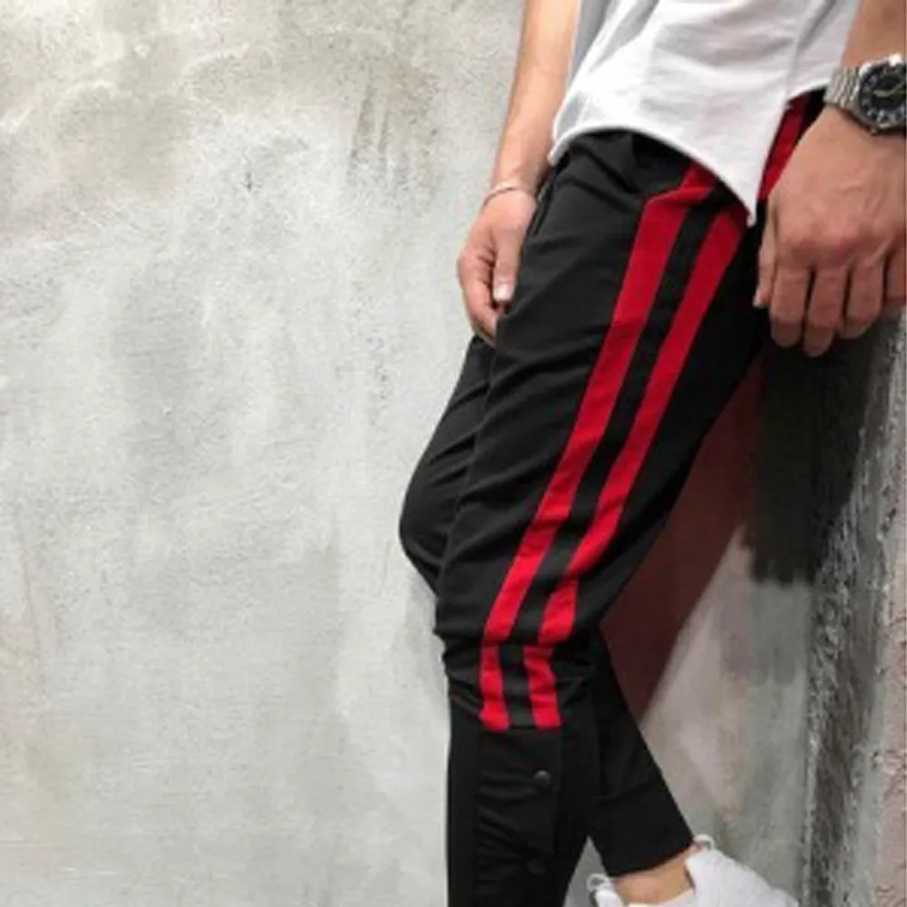 Hawcoar Fashion Active Men's Broken Hole Casual Solid Loose Sweatpants Trousers Sport Pant Wholesale Free Ship штаны Z4