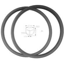 Графеновые карбоновые 29er mtb ободки дисков 27,4x23 мм ассиметричные бескамерные диски для горного велосипеда 345 г mtb диск обод красный 594 мм карбоновый обод