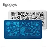Lace Flower Animal Nail Stamping Plates Marble Image Stamp Templates Geometric Printing Stencil Tools 1