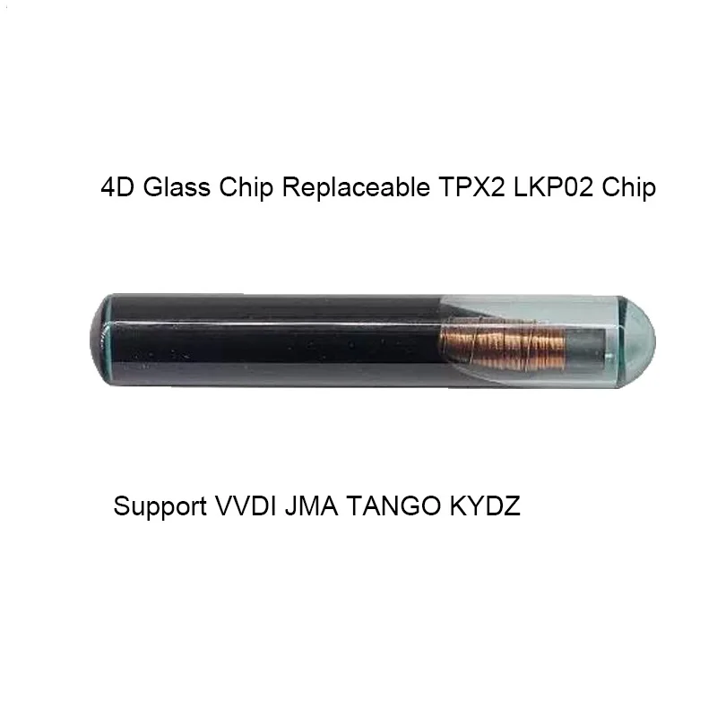 KEYECU КОПИЯ 4D стеклянный чип сменный TPX2 LKP02 Чип поддержка KYDZ TANGO VVDI JMA машина(многоразовые