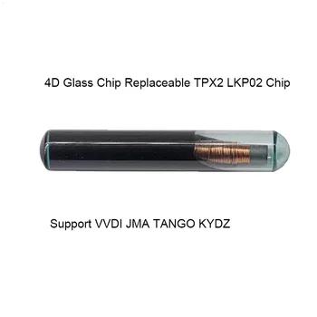 

KEYECU Copy 4D Glass Chip Replaceable TPX2 LKP02 Chip Support KYDZ TANGO VVDI JMA Machine（Reusable）