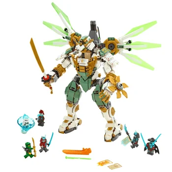 

Lloyd's Titan Mech Building Block With Lloyd Action Figures Compatible 70676 NINJAGOINGlys Bricks Set Gifts Toys