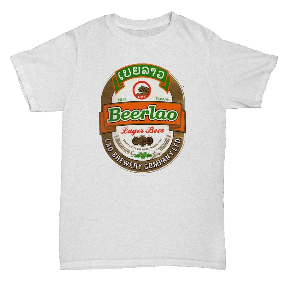 

Beerlao Asian Japanese Chinese Beer Lager Film Movie T Shirt Custom Printed Tee Shirt