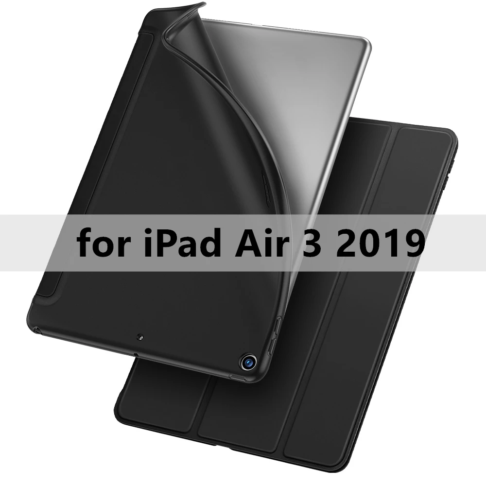 Black Air 3 ESR чехол для iPad mini 5 Air 3 Air3 ультра тонкий кожаный резиновый, мягкий, из ТПУ чехол на магните для iPad 7 7th Gen 10,2 синий - Цвет: Black Air 3