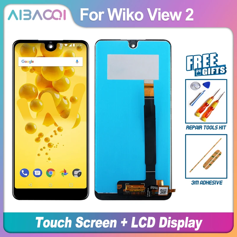 AiBaoQi 6,0 дюймовый сенсорный экран+ 1528x720 ЖК-дисплей в сборе для WIKO View 2 Phone