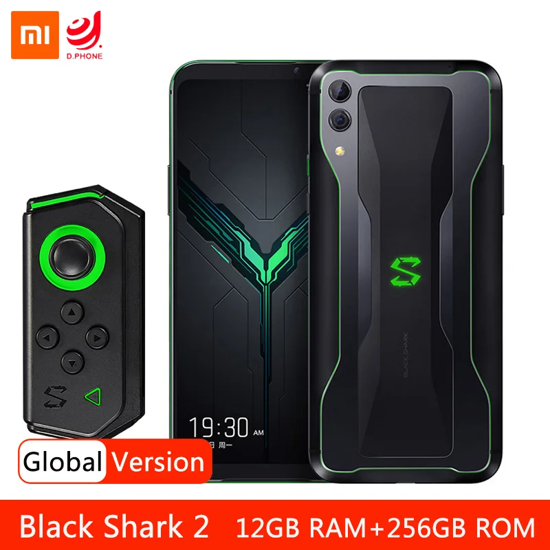 Глобальная версия Xiaomi Black Shark 2 12 Гб 256 ГБ игровой Смартфон Snapdragon 855 48MP задняя камера