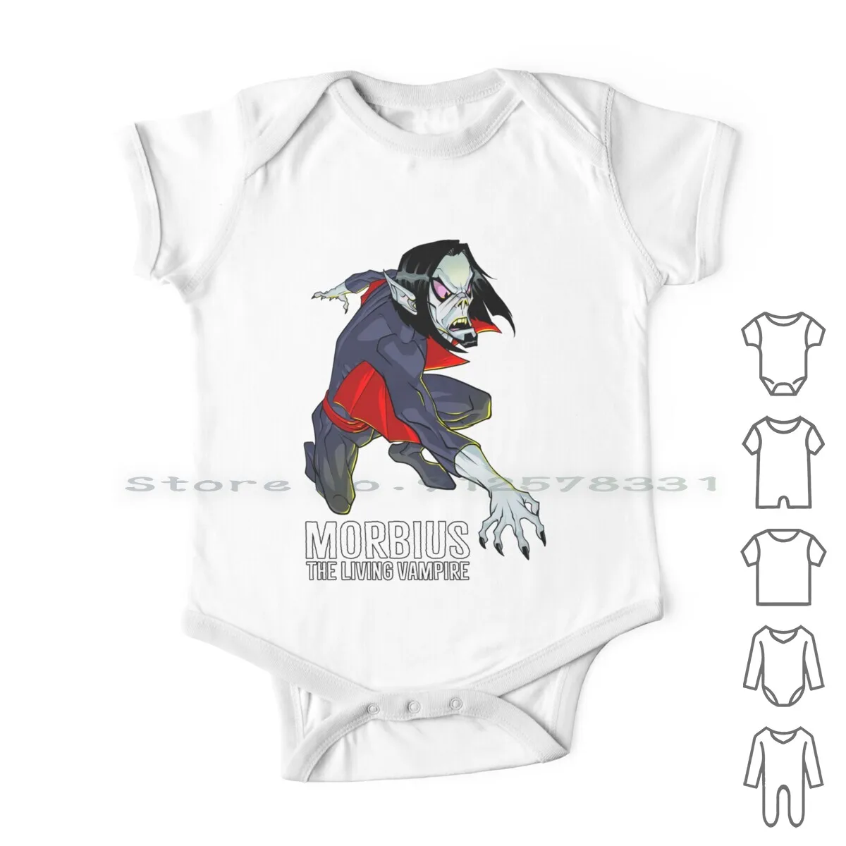 

Костюм вампира Morbius, хлопковый комбинезон для новорожденных, с комиксом