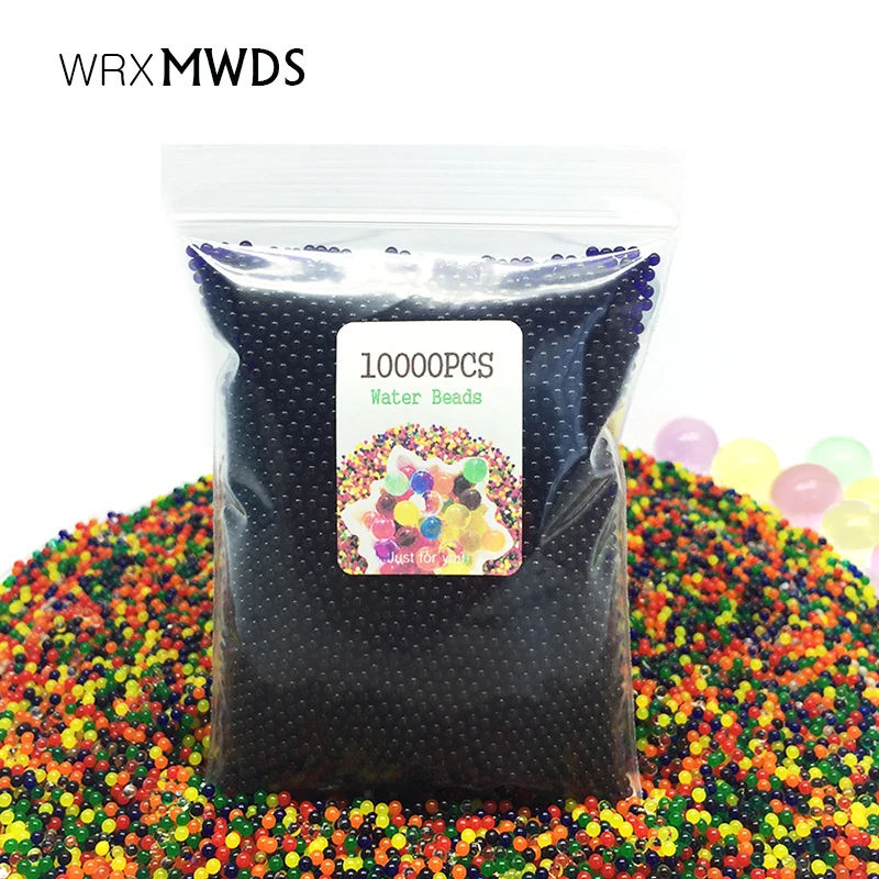 Crystal Soil 10000pcs/bag Crystal Soil Water Beads Hydrogel orbiz Growing Gel Water Balls Christmas Gift Flower/Wedding/Decoration