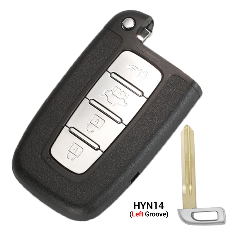 Jingyuqin дистанционный ключ 433 МГц ID46 для Kia Rio Forte Soul Borrego Sorento Optima hyundai I30 IX35 Sonata Genesis Equus Veloster - Цвет: HYN14 Blade