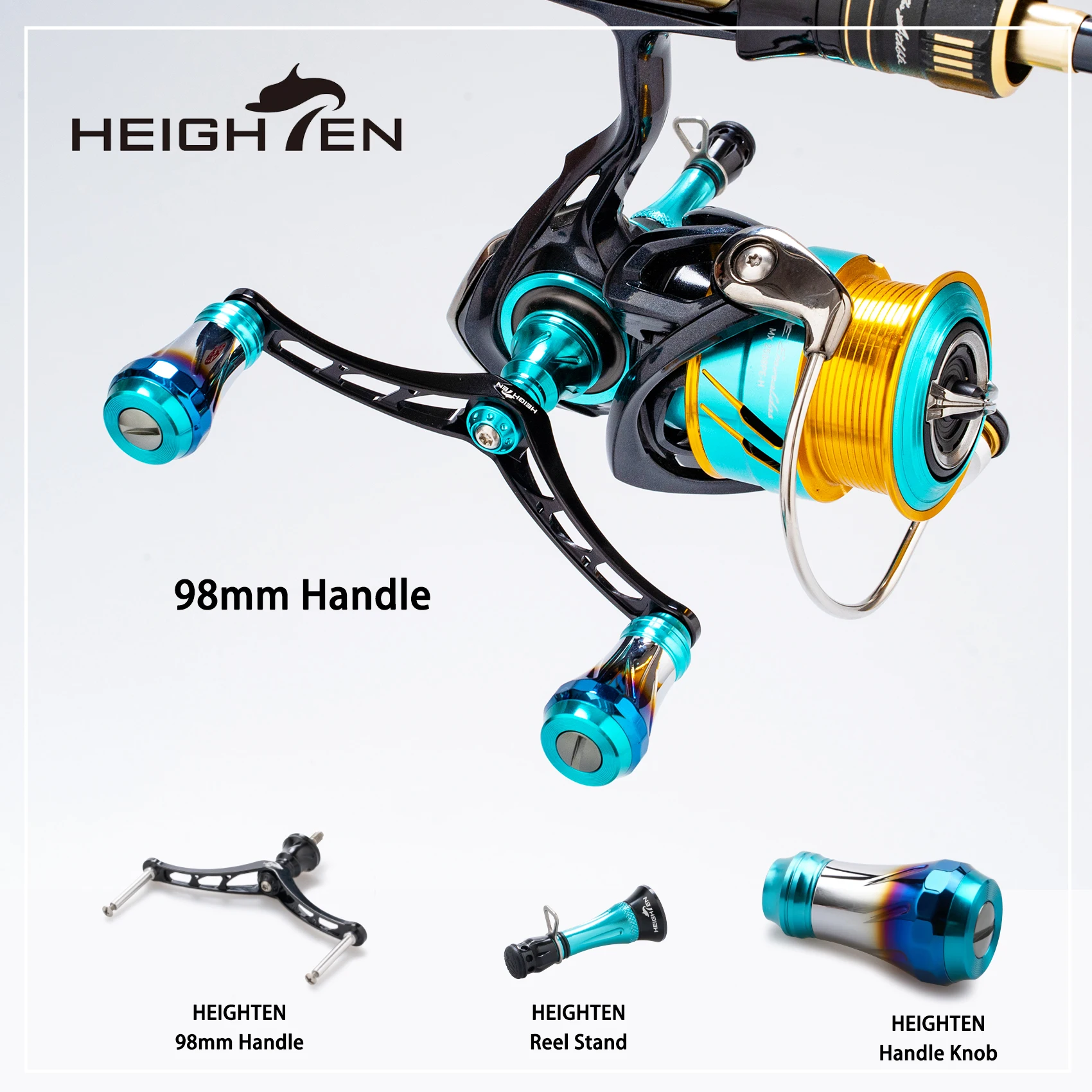 HEIGHTEN Spinning Reel Handle 80mm / 98mm for Shimano & Daiwa Fishing Reel  Accessories - AliExpress