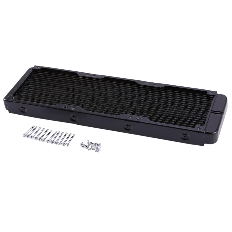 Computer Water Cooling Radiator 18 Pipe Heatsink Cooler Kit Heat Liquid Screw Exchanger 360mm | Компьютеры и офис