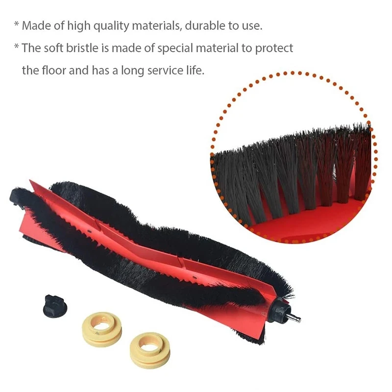 Chuancheng Spazzola A Rullo Elettrostatica Per Roborock S50, S5, S6, Xiaomi 1S, Xiaowa E2 E Altri