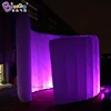 Personalized 3x3 Meters Spiral Inflatable Light Event Wall For Decoration 6