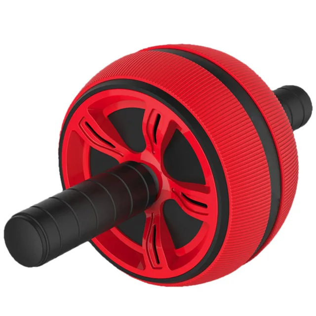 US $14.00 Red Large Silent Tpr Abdominal Wheel Roller Trainer Fitness Equipment Gym Home Exercise Body Buildi