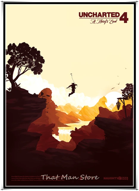 Poster popular Uncharted 1 2 3 4 Jogo do Filme Poster Berçário