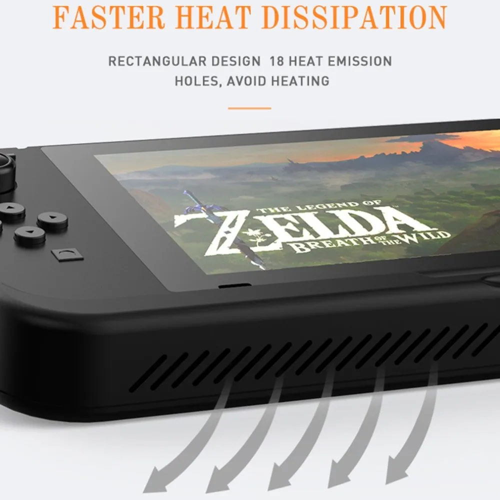 Чехол для зарядки аккумуляторов для kingd Switch NS 10000 мАч с зажимом для задней части аккумулятора, внешний аккумулятор, кожаный чехол с подставкой и держателем для kingd Switch