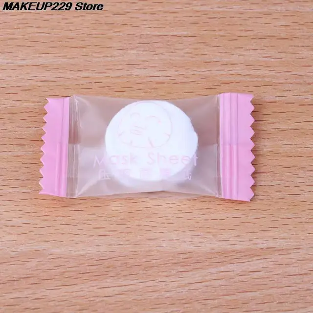 DIY 피부 관리를 위한 편리하고 효과적인 압축 얼굴 마스크 종이