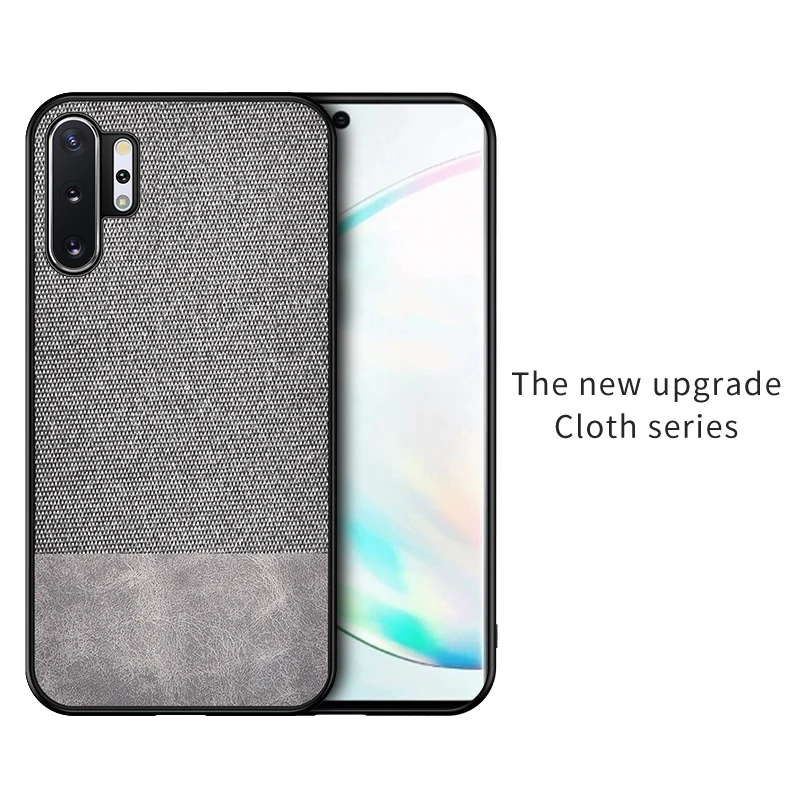 Eqvvol тканевый чехол с узором для Galaxy samsung S8 S9 S10 Plus S7 Edge Note 8 9 10 Pro A50 A70 A20 Брезентовая задняя крышка - Цвет: Splice Gray