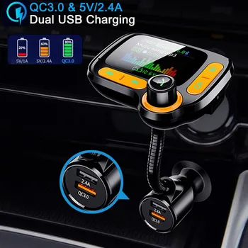 

Bluetooth 5.0 Fm Transmitter Car 1.77in Screen Wireless Radio Mp3 Player Music Player Плеер Блютуз На Авто Магнитолу #10