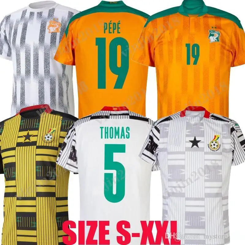 21 22 Ghana Ivory Coast Jerseys 21 22 Drogba Thomas Ayew Seko Fofana Nicolas Pepe Kessie Serge Aurier National Team Football Cycling Jerseys Aliexpress