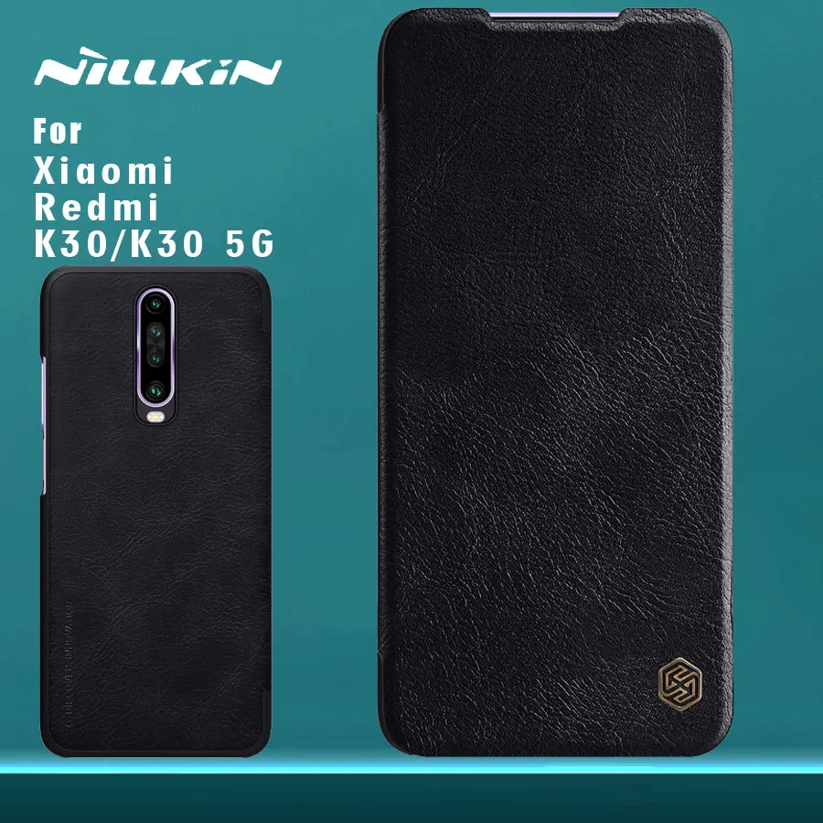 Для Xiaomi Redmi K30 5G чехол NILLKIN Qin Бизнес Флип кожаный слот для карт задняя крышка K20 Pro