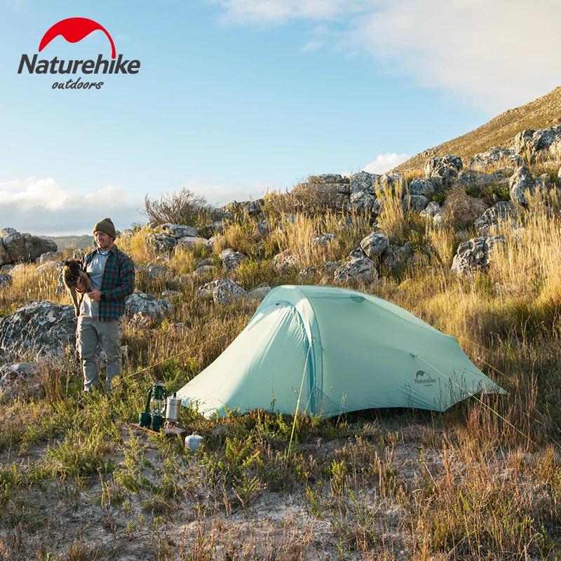Палатка Naturehike туристическая нейлоновая Ультралегкая водонепроницаемая 20D с