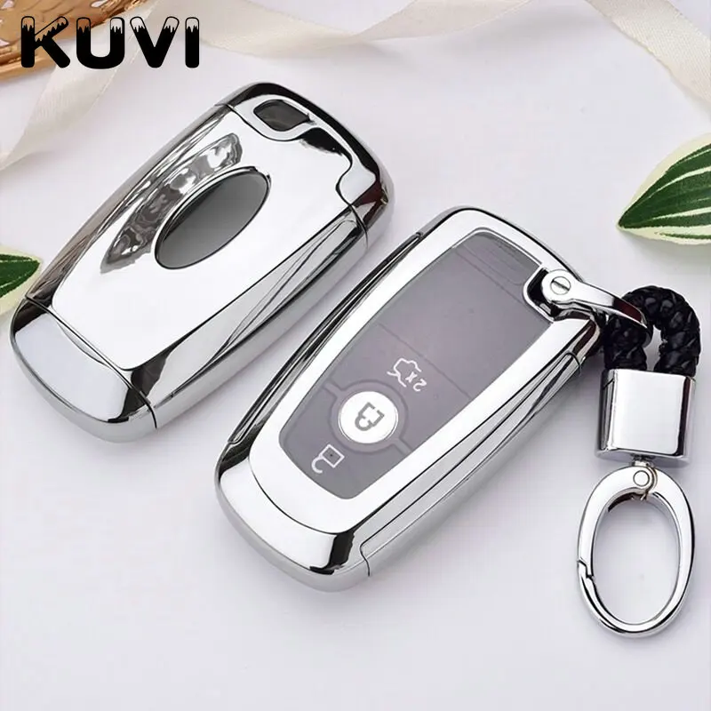Tpu Key Case Cover For Ford Fusion Mustang Explorer F-150 F-250 F-350 2017 2018 Remote Key Case Shell Cover Skin Holder - - Racext™️ - - Racext 23